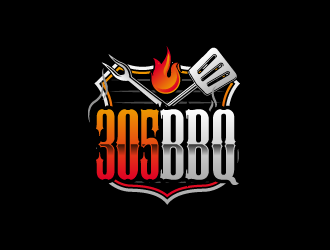 305 BBQ logo design by torresace