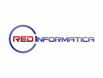 RedInformatica logo design by Mahrein