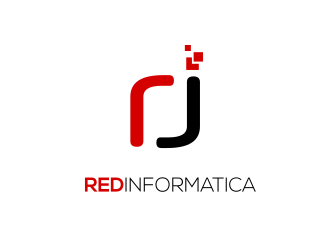 RedInformatica logo design by Rossee