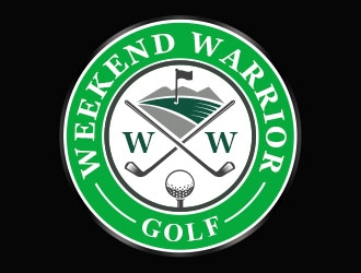 Weekend Warrior Golf logo design by Benok