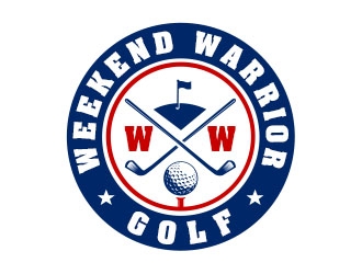 Weekend Warrior Golf logo design by Benok