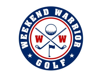 Weekend Warrior Golf logo design by Benok