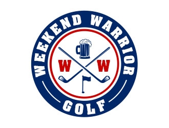 Weekend Warrior Golf logo design by Benok