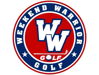 Weekend Warrior Golf logo design by Suvendu