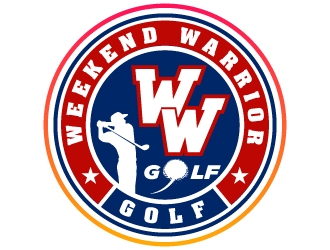 Weekend Warrior Golf logo design by Suvendu