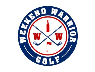 Weekend Warrior Golf logo design by Benok