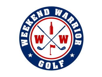 Weekend Warrior Golf logo design by Benok
