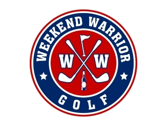Weekend Warrior Golf logo design by rizuki