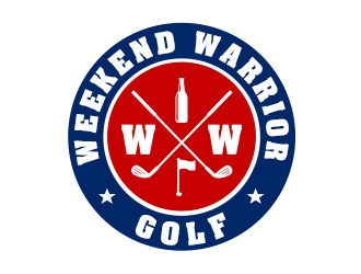 Weekend Warrior Golf logo design by Benok