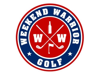 Weekend Warrior Golf logo design by Benok