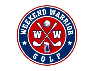 Weekend Warrior Golf logo design by rizuki