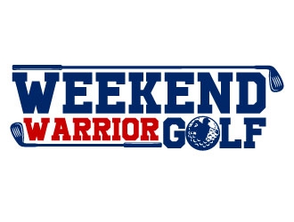 Weekend Warrior Golf logo design by Suvendu