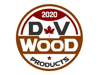DV Wood Products logo design by DreamLogoDesign