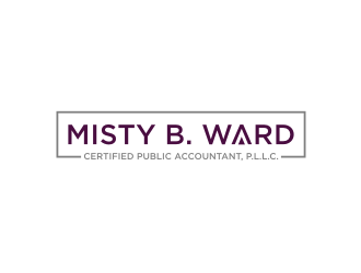 Misty B. Ward, Certified Public Accountant, P.L.L.C. logo design by mbamboex