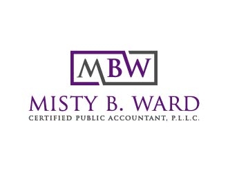 Misty B. Ward, Certified Public Accountant, P.L.L.C. logo design by maserik