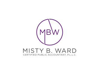 Misty B. Ward, Certified Public Accountant, P.L.L.C. logo design by hopee