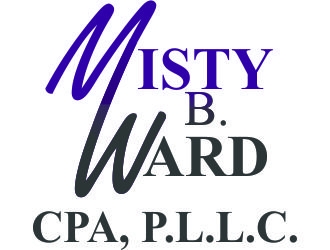 Misty B. Ward, Certified Public Accountant, P.L.L.C. logo design by mckris