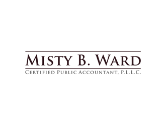 Misty B. Ward, Certified Public Accountant, P.L.L.C. logo design by alby