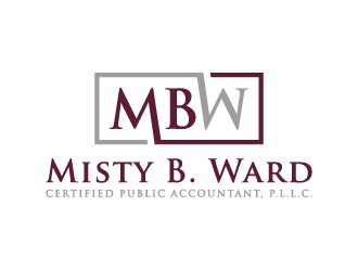 Misty B. Ward, Certified Public Accountant, P.L.L.C. logo design by BrainStorming