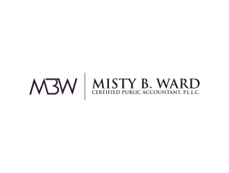 Misty B. Ward, Certified Public Accountant, P.L.L.C. logo design by exitum
