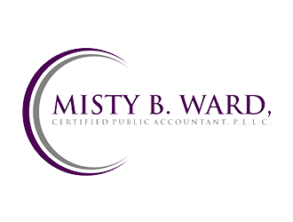 Misty B. Ward, Certified Public Accountant, P.L.L.C. logo design by EkoBooM