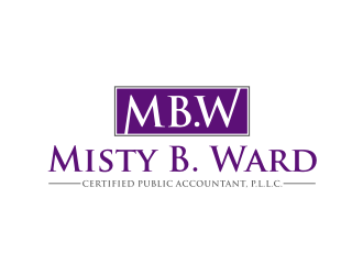 Misty B. Ward, Certified Public Accountant, P.L.L.C. logo design by Barkah