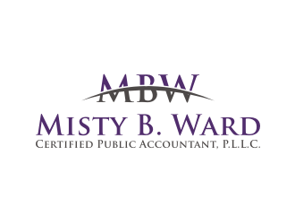 Misty B. Ward, Certified Public Accountant, P.L.L.C. logo design by asyqh