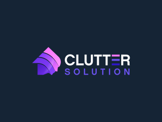 The Clutter Solution logo design by violin