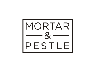 Mortar & Pestle logo design by carman