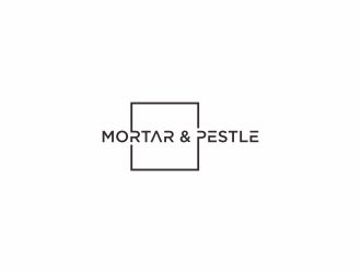 Mortar & Pestle logo design by Nurmalia