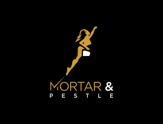 Mortar & Pestle logo design by azizah