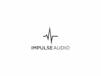 Impulse Audio logo design by violin