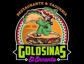 Golosinas El Encanto logo design by LucidSketch