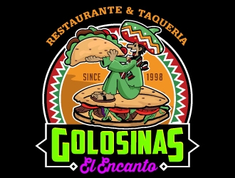 Golosinas El Encanto logo design by LucidSketch