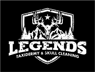 Legends Taxidermy & Skull Cleaning logo design by cintoko