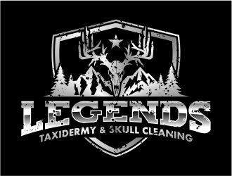 Legends Taxidermy & Skull Cleaning logo design by cintoko