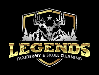 Legends Taxidermy & Skull Cleaning logo design by cintoko