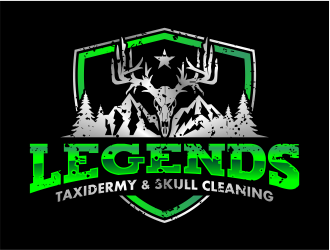 Legends Taxidermy & Skull Cleaning logo design by cintoko