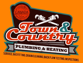 Town & Country Plumbing and Heating logo design by MAXR