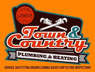 Town & Country Plumbing and Heating logo design by MAXR