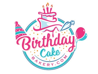 BirthdayCakeBakery.com logo design by Conception