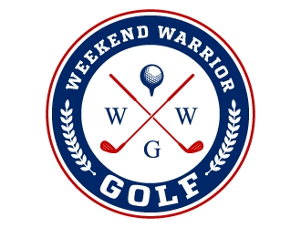 Weekend Warrior Golf logo design by jaize