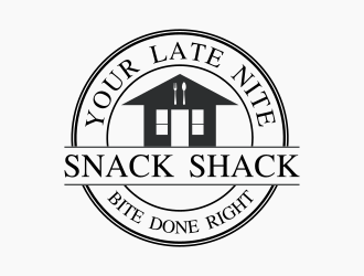 Your Late Night Bite Done Right  Snack Shack logo design by citradesign