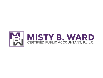 Misty B. Ward, Certified Public Accountant, P.L.L.C. logo design by pakNton