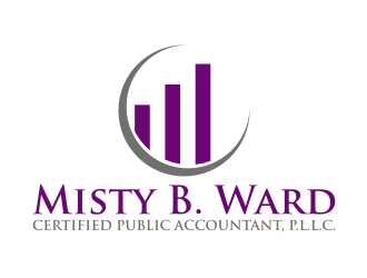 Misty B. Ward, Certified Public Accountant, P.L.L.C. logo design by rief