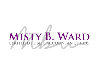 Misty B. Ward, Certified Public Accountant, P.L.L.C. logo design by rief
