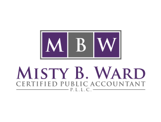 Misty B. Ward, Certified Public Accountant, P.L.L.C. logo design by puthreeone