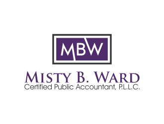 Misty B. Ward, Certified Public Accountant, P.L.L.C. logo design by DeyXyner
