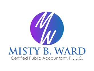 Misty B. Ward, Certified Public Accountant, P.L.L.C. logo design by mckris