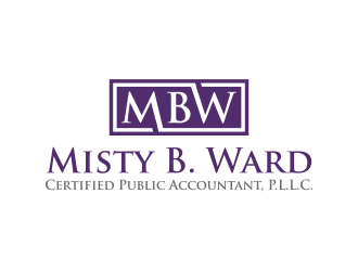 Misty B. Ward, Certified Public Accountant, P.L.L.C. logo design by cahyobragas